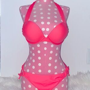 Vintage Victoria’s Secret coral bombshell bikini set